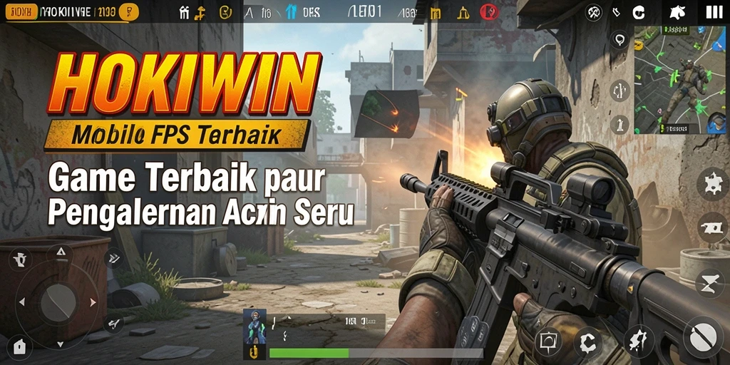 Screenshot gameplay HOKIWIN menunjukkan aksi tembak-menembak seru.