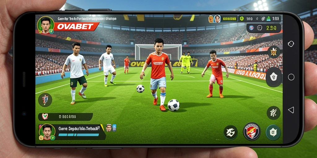 Gameplay OVABET yang seru dan interaktif dalam dunia sepak bola.