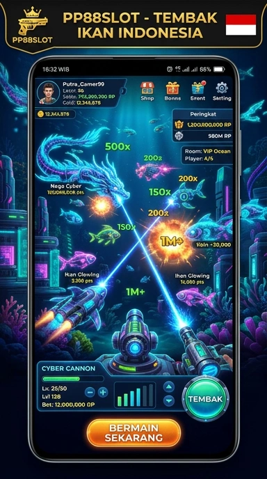 Tampilan utama aplikasi pp88slot yang menarik.